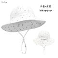 Wenefang Newborn Boys Girls Bucket Hat Summer Kids Toddler Panama Cap 0 to 【2025 Version】 48 Months Soft Cotton Baby Sun Hat flower printing Cute Bunny. 