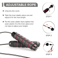 Adjustable Tangle free Bearing Jump Rope Skipping | Jumping Rope | Skipping Ropes With Non Slippery Hand Grip |. 