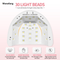 Wenefang LULAA SUN1s 48W UV LED Lamp for Nails 30 LEDs Nail Dryer with 4 【2025 Version】 Timer Nail Phototherapy Machine Manicure Tool Salon Equipment. 