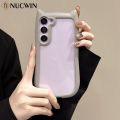New goods For Samsung S25 Plus Transparent Cute 3D Cat Ear Case For Samsung Galaxy S25 S24 S23 Plus Hard PC Acrylic Clear Shockpoof Cover. 