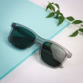 Gorkha Brand Unique Design Trendy Polarized Premium Quality Gray Transparent Sunglasses For Men. 
