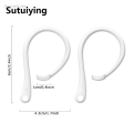 Sutuiying Anrushide 1 Pair Anti-lost Wireless Headphone Mount Silicone Ear Hook New style Cap Earhooks Earphone Holder Headphone Accessories. 