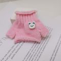 Funny Fashionable Doll Sweater Clothes for 14cm Wallace Gromit Dog Cute Rib Knitting Labubu Plush Toys Clothing All-match Child Birthday Gift Toy Children. 