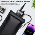 RFID Signal Blocking Shielding Pouch Car Key Araday Bag Cell Phone Blocker RFID Signal Blocking Shielding Pouch Case. 