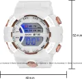 2022 Sports Fashion High End Multi-Function Outdoor 7 Color Backlight Led Digital Time Military Water Resistant Wristwatch. 