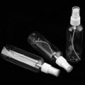 Inditradition Refillable Spray Empty Plastic Bottle | Mist Spray Bottle | For Home Office Car Travel Cleaning (Transparent, Pack of 1) (50 ML). 