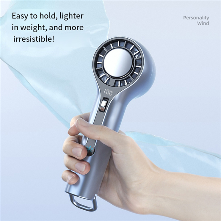 Handheld%20Fan%20with%20Adjustable%20Speeds%203000mAh%20Battery%20Portable%20Cooling%20Device%20for%20Outdoor%20Use%20-%20Image%202