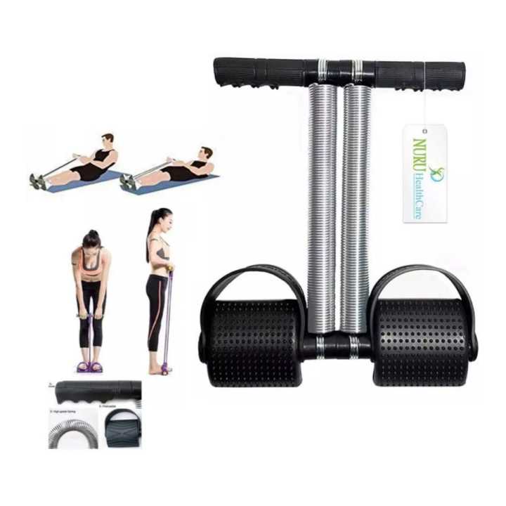 Double Spring Tummy Trimmer Abs Waist Total Body Home Gym Sport Fitness Stretching Slimming Training Workout Unisex