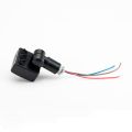 AC85-265V IP65 Motion Sensor Adjustable PIR Switch Ultrathin LED Light PIR Outdoor Motion Sensor Detector,10Mm Black. 