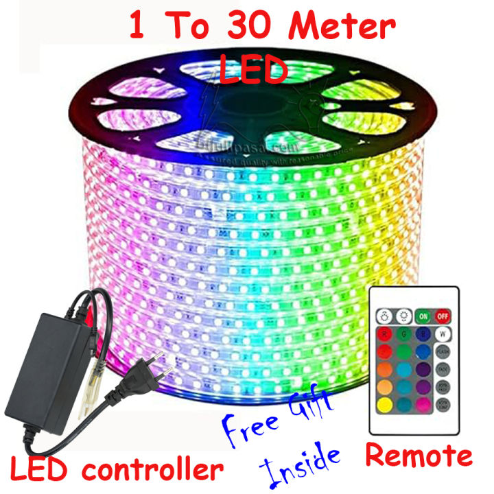 RGB%20Multicolor%20LED%20Strip%20Light%20With%20Remote%20Change%20Controller%20Waterproof%20Strip%205m/10m/15m/20m/30Meter%20By%20Bijulipasal%20Free%20Gift%20Inside%20-%20Image%202