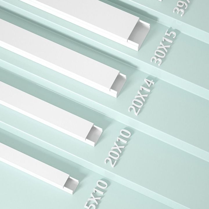High%20Quality%201m%20Wire%20Conduit%20Rectangle%20Paintable%20Cable%20Trunking%20PVC%20Anti-extrusion%20Electric%20Wire%20Slot%20Office%20-%20Image%202