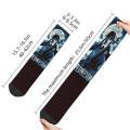 Kuying Fashion Wednesday Addams Men Women Crew Socks Unisex Cute Nevermore Academy Spring Summer Autumn Winter Dress Socks. 