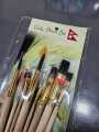 Vicky Artist Paint Brush Set - 8 Brushes Synthetic, For Watercolor, Oil And Acrylics - Paint Brush Sets |. 