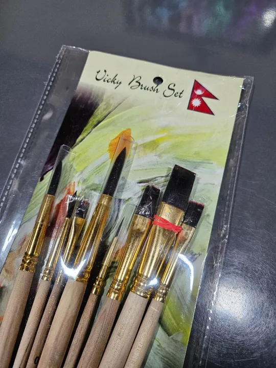 Vicky%20Artist%20Paint%20Brush%20Set%20-%208%20Brushes%20Synthetic,%20For%20Watercolor,%20Oil%20And%20Acrylics%20-%20Paint%20Brush%20Sets%20%7C%20-%20Image%203