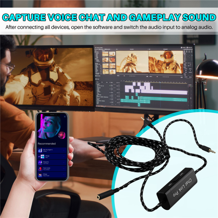 Noise%20reduction%20line%20Chat%20Link%20Pro%20Cable%20for%20HD60%20X%20-%20Image%202