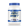 Ronnie Coleman King Whey Protein 2lbs Chocolate Flavor with 100% Whey Protein ISOLATE and Concentrate Blend USA Brand. 