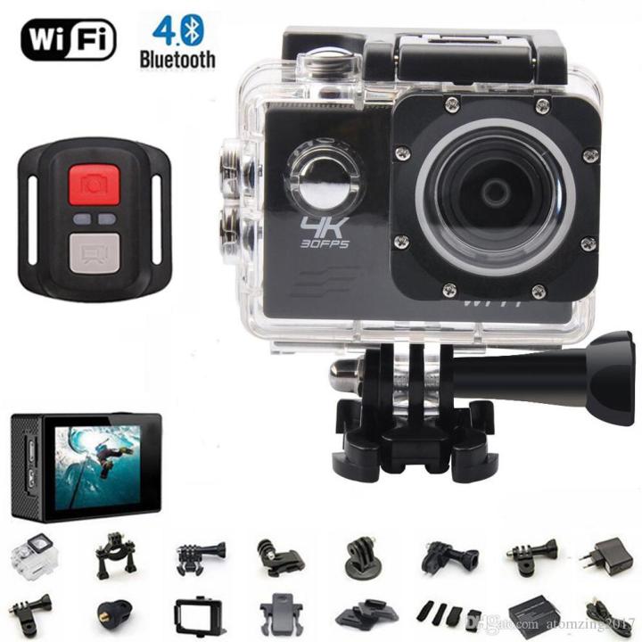 4K Ultra Hd Waterproof Action Camera 2.0" With Remote And Wifi