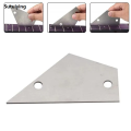 Sutuiying 1Pc Guitar Fret Rocker Level Tool Guitar Measuring Ruler Luxury Stainless Steel Luthier Tools Acoustic Electric Guitar. 