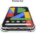 Case for Google Pixel 4A 4G (Small Size) - Clear Camera Protection Soft Bumper Transparent Shockproof Slim Back Cover. 