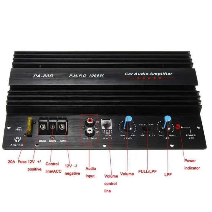 12V%201000W%20Car%20Audio%20High%20Power%20Amplifier%20Amp%20Board%20Powerful%20Subwoofer%20Bass%20Amp%20PA-80D%20-%20Image%202