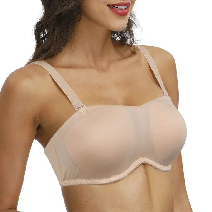 New%20Ladies%20Strapless%20Bras%20Women%20Bra%20Adjusted%20Convertible%20Straps%20A%20B%20C%20D%20DD%20DDD%20E%20F%20G%20Cups%2032%2034%2036%2038%2040%2042%2044%2046%2048%20Size%20-%20Image%202