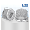 2 PCS Air Inlet Filter Suction Cup Hose Dual Screen with 1.91 cm NPT Thread for Airless Paint Sprayer Accessories Kit Pump Inlet Filter. 
