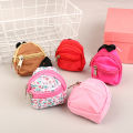 1PC Mini Backpack Keychain Cute Zipper Schoolbag Keyring For Girls Coin Purse Pendant Fashion Doll Bag Accessorie Children Gifts Creek. 