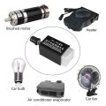 NAMUNY 1Pc Motor Speed Regulator DC 12V/24V 10 a Motor Speed Controller Switch for Car Truck Fan Heater Control. 