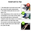 45 Degree Angle Cutting Tool Aluminum Ceramic Marble Cutting Helper Guide Cutter Mill. 