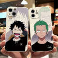One Piece Luffy Compatible with VIVO iQOO 12 Phone Case Y70s Liquid Silicone X90 Pro Simple S15 Mens Style. 