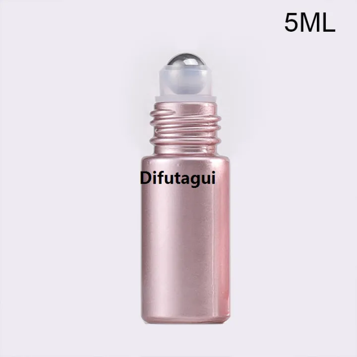 Difutagui%201PCS%20Glass%20Roll%20On%20Bottle%205/10ml%20Pink%20Roller%20Bottle%20Essential%20Profesional%20Oil%20Lip%20Gloss%20Refillable%20Tube%20Empty%20Jar%20Glass%20Perfume%20Bottle%20-%20Image%208