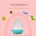 Mumlove Baby Fruit Feeder Pacifier - Teething Toy for Babies, Silicone Pouches. 