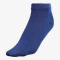 Unisex Blue Color Cotton Plain Ankle Socks. 