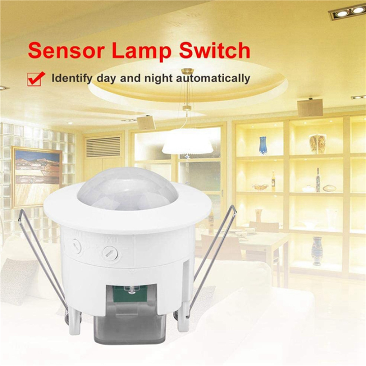 fasdaga%205X%20110V-220V%20360%C2%B0%20Infrared%20Recessed%20PIR%20Ceiling%20Motion%20Sensor%20Detector%20Light%20Switch,%20Motion%20Light%20Sensor%20-%20Image%206
