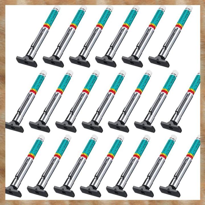 20 PCS Tyre Tread Depth Gauge Color Coded Tire Depth Gauge Tool Silver & Green Tire Tread Depth Accurate Measurement Tools