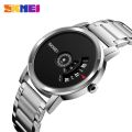 SKMEI 1260 Luxury Business Stainless Steel Watch - Black/Silver. 