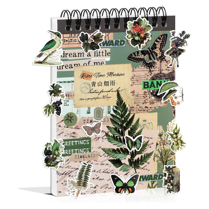 Junk Journal Supplies Vintage Stickers for Scrapbooking Stickers Book for Journaling