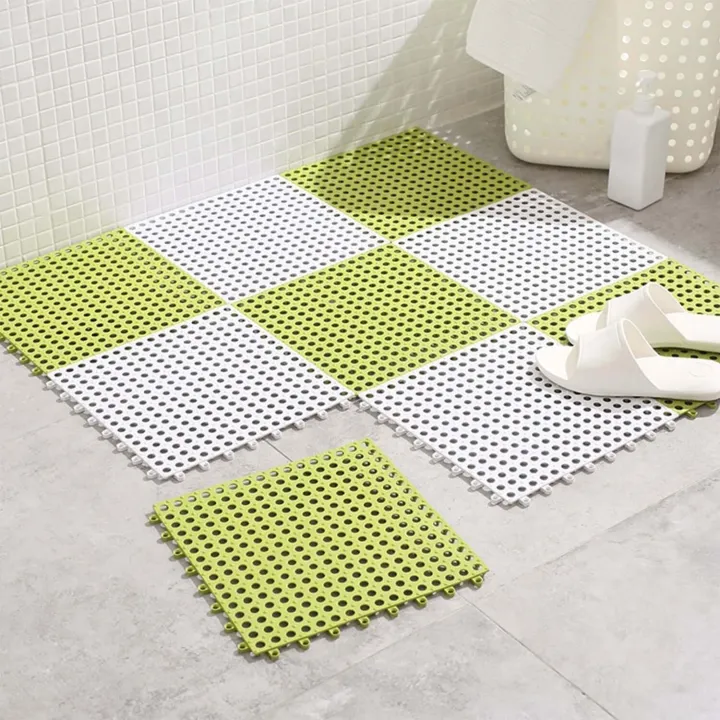 4pcs%20Non-slip%20Mosaic%20Mat%20Shower%20Bath%20Pad%20Pvc%20Massage%20Solid%20Color%20Suitable%20For%20Home,%20Bathroom%20And%20Toilet%20Longdurable%20And%20Safe%20Per%2030*30%20cm%20-%20Image%205