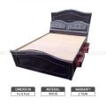 Dark Brown King Size Bed ( 4ft X 6ft ). 