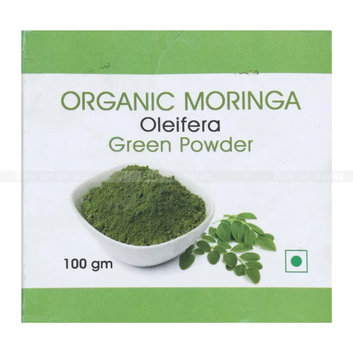 Moringa Organic Oleifera Green Powder - 100 Gm | Daraz.com.np