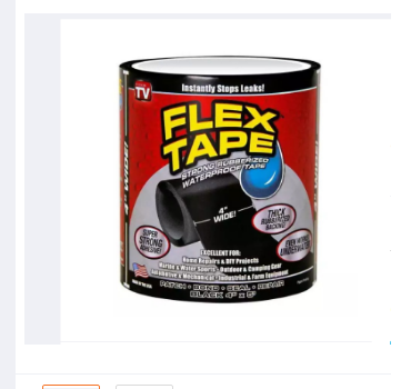 Super Strong Flex Tape Rubberized Waterproof Instantly Stops Leaks