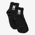 Black Color  Half  Socks For Men- 2 Pairs. 