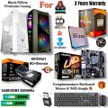 Best Budget Gaming PC With Ryzen 5 5600GT, Gigabyte B550M/A520M K V2 Board, 16GB 8*2 3200Mhz RAM, 512/256GB Gen3 2500E Nvme M.2 SSD. 