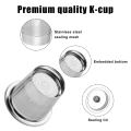 Reusable K Cups Coffee Filter Stainless Steel Reusable K Cups Coffee Pod Filters for 1.0, 2.0 Easy Install. 