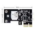 (GGBR)-TUYA Smart Computer Power Reset Switch WiFi Computer On/Off Switch Module APP Control /Voice Control Relay Module. 