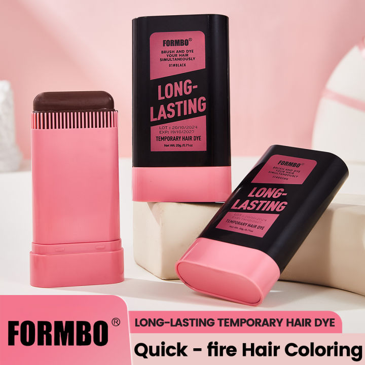 Cross-border exclusive long-lasting hair bar, disposable hair dye, emergency covering, gray hair comb dyeing, synchronized without damaging hair