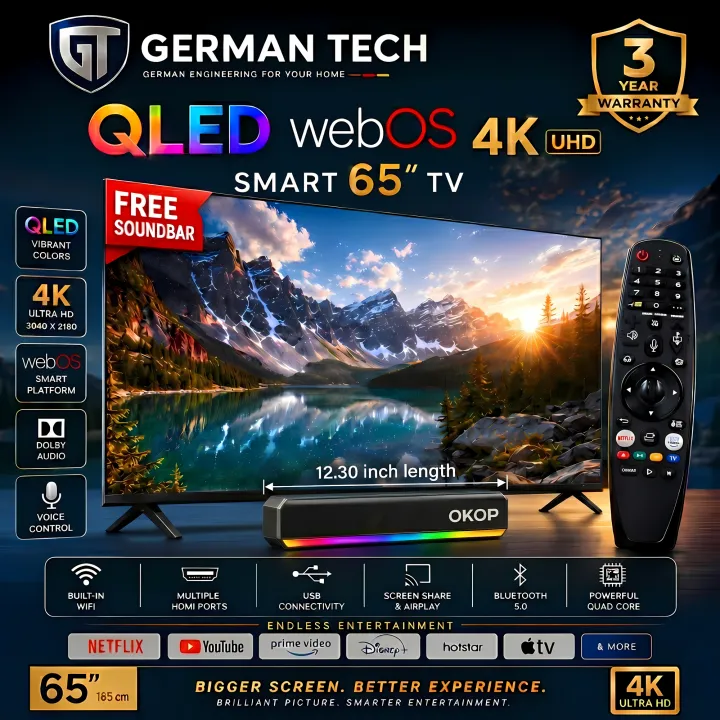 German%20Tech%2065%20Inch%20Smart%20WebOS%204k%20QLED%20TV%20GT65DWB109UHD%20%7C%204K%20Qled%20WebOS%20Television%20%7C%20Metal%20Back%20%7C%20Magic%20Remote%20&%20Voice%20Control%20%7C%20Bezel-less%20Design%20%7C%20Dolby%20Audio%20%7C%20Next-Gen%20Immersive%20Gaming%20%7C%20Bluetooth%20&%20Wi-Fi%20%7C%203%20Years%20Warranty%20%7C%20-%20Image%202
