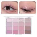 16 Color Korean Eyeshadow Palette Matte Pearlescent Low Brown Saturation Makeup Pink Saturation Eye Color Shadow Low Earth A7U1. 