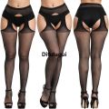 Difutagui Fishnet Tights for Women Thigh High Stockings High Waist Suspender Stockings Pantyhose Fishnet Stockings. 