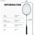 ALP XW Black Turtle Xuanwu Badminton Racket - 100% T700 Carbon Fiber, 6U Ultra-Light (72g), Mythical Design for Beginners/Pros. 